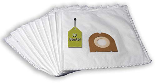 30 Staubsaugerbeutel kompatibel mit ELIN STB 1406, 30 Staubbeutel + 6 Mikro-Filter + 6 Motor-Filter, kompatibel mit Staubsaugerbeutel Swirl X28