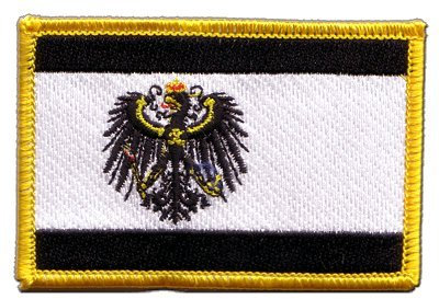 Aufnäher Patch Flagge Preußen - 8 x 6 cm