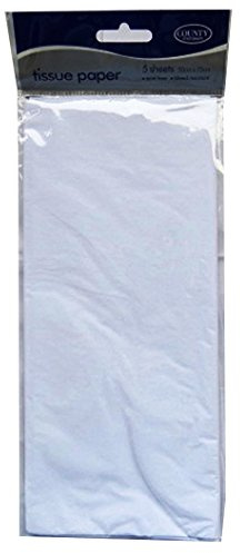 Tissue Paper - WHITE - 5 sheets