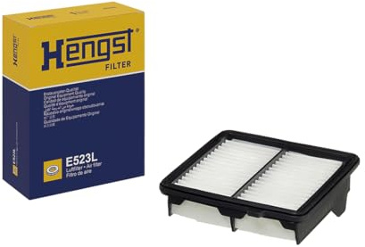 HENGST - Luftfilter E523L - Luft-Filtereinsatz für KFZ | Hochwertiger Motorluftfilter für Otto- oder Dieselmotor - Schutz für Motoren - Wasserbeständig