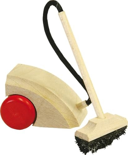 Rülke Holzspielzeug 21663 Puppenhauszubehör, holzfarben, schwarz, rot