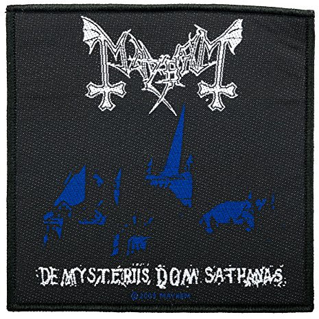 Mayhem Aufnäher - De Misteriis Dom Sathanas Patch - Gewebt & Lizenziert !!