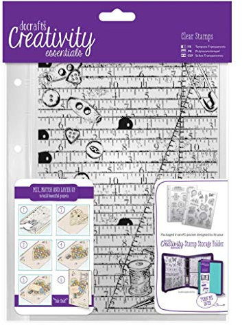 docrafts Stempel, farblos, Einheitsgröße