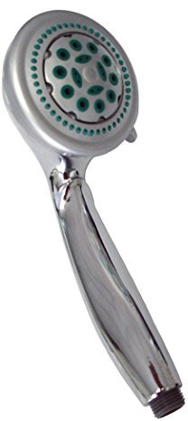 ABCON Universal Water & Energy Saving Chrome ECO 5 Spray Position Shower Head Handset Replaces Mira Triton Grohe Bristan etc.