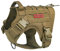 Tactical Dog Harness with Handle, Military No-Pull Service Dog Vest for Large Dogs, Adjustable Dog Harness for Walking Hiking Training