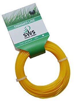 SWS M?hfaden Trimmerfaden rund 3,0mm x 80m Freischneidefaden Nylonfaden