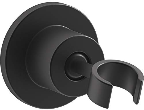 Kohler 975-BL Adjustable Wall-Mount Holder, Matte Black
