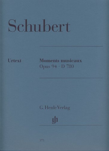 SCHUBERT - Momentos Musicales Op.94 (D.780) para Piano (Urtext)