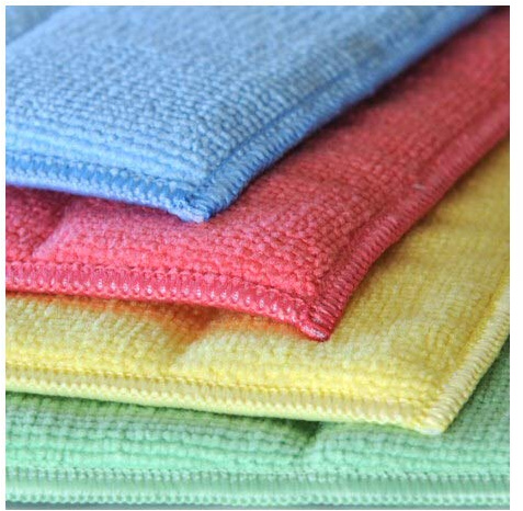 Mikrofaser Power Pads Vorratspack 10 Stück Set - handlich, gründlich, universell - Microfaser Schwammtuch ca. 23 x 17 cm, Bunt