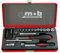 MOB Outillage 0000983401 Coffret de Douilles/Embouts 4 à 13 mm 1/4'' 29 Pièces