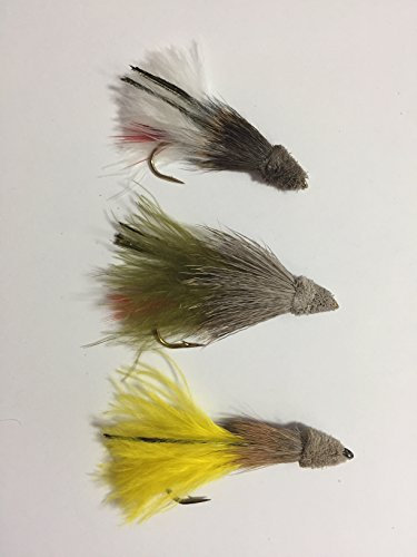 Grande Pilon Taille 2 Longshank salée Crochets Pike Saumon truite de mer Bass 12 mouches Lot # 105