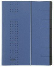 Elba Ordnungsmappe chic, Karton (RC), 450 g/qm, A4, 7 F„cher, dunkelblau