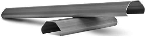 TechniSat Kabelführungsprofil - Kabelführungsschienen für SATMAN 65/650 Plus (passgenau zu SATMAN 65 und SATMAN 650 PLUS, ein Satz mit 2 Teilen) grau