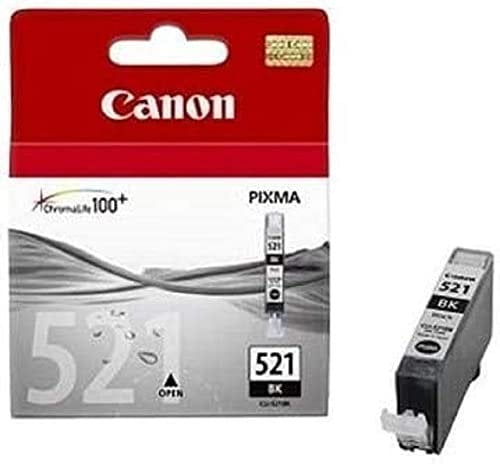 Canon Tintenpatrone CLI-521 BK - schwarz 9 ml - Original für Tintenstrahldrucker