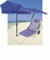 Strand - Bade - Garten - Outdoor - Fächer Sonnenschirm mit ALUMINIUM-MULTIBODENHALTER + Tisch-Stuhl.-Balkonklammer 35 mm Spannbacken mit Gummischutz + 2 Windschutztampen gegen Windböen - Holly ® Produkte STABIELO - Holly'sun ® Farbe blau 140 x 70 cm - HOLLY PRODUKTE STABIELO ® - INNOVATIONEN MADE in GERMANY - SONDERSTOFFE ZANGENBERG IN 21 FARBEN GEGEN 10 EUR AUFPREIS - holly sunshade -