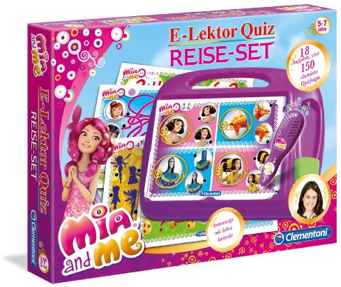 Clementoni 69181.4 - E-Lektor Quiz Mia and me, Reise-Set