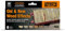 Vallejo 071187 Farbset, Alt/Neu Effekt Holz, 8x17 ml