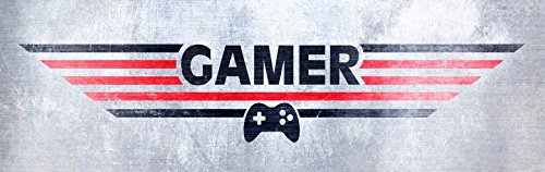 1art1 Gaming Gamer, 1-Teilig Fototapete Poster-Tapete 250x79 cm
