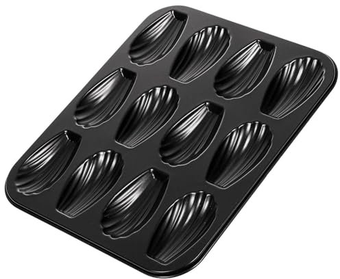SIDCO Madeleine Backform 12er Bärentatzen Ofenblech Backblech Madeleineform