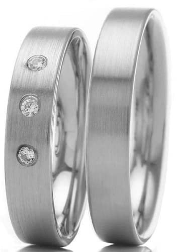 Trauringe 600/- Platin R-602