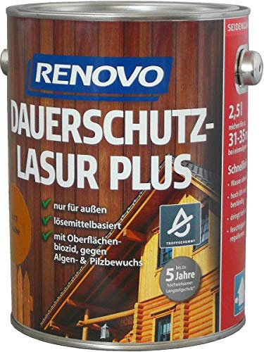 Renovo 2,5 Liter Dauerschutzlasur Plus Kiefer