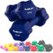 MOVIT 2er Set Neopren Hanteln, Kurzhanteln mit Oberfläche aus Neopren, 2x 2,5 kg Blau
