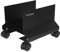 VulTech CP-01 Carrello Porta PC in Alluminio, Supporto PC regolabile, 4 Ruote con freno, fino a 50kg di peso, Colore Nero