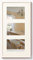 walther design Bilderrahmen polarweiss 3X 13x18 cm Peppers Holzrahmen BP338V