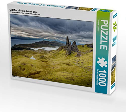 CALVENDO Puzzle Old Man of Storr, Isle of Skye 1000 Teile Lege-Größe 64 x 48 cm Foto-Puzzle Bild von Thomas Gerber