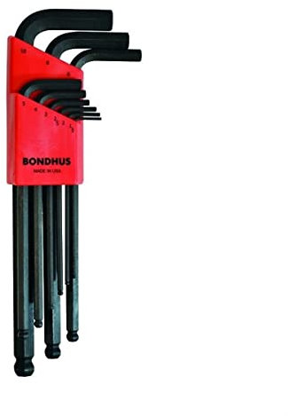 Bondhus 10999 - Juego de llaves allen (9 unidades)
