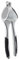 Stellar Contour Gadgets Garlic Press, Cushioned Grip, Dishwasher Safe, Chrome Plated Zinc Alloy