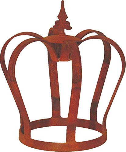 Rankhilfe Krone Metall Kletterhilfe Rostig D 18 cm