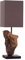 invicta INTERIOR Design Treibholz Lampe HYPNOTIC Schirm braun Handarbeit massiv Edelholz Leuchte