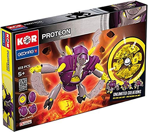 Geomag 633 - Kor Proteon Vulkram, 103 Teile, 5517521