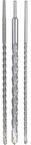 Dekton 3PC 600MM SDS Plus Masonry Drill Bit Set | Heavy Duty for Block, Brick & Concrete | Precision Drill Bit for Accurate Holes | Durable Construction for Tough Materials |For Professional & DIY Use