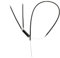Cavo del Freno Posteriore BMX 390/420 mm Nero/Argento