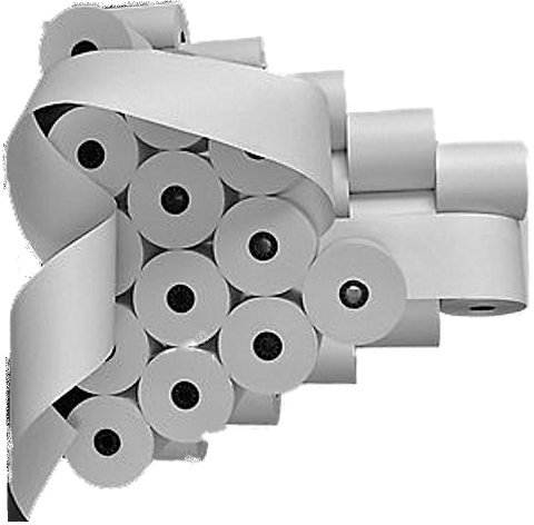 Farbbandfabrik 20 stück Thermorollen -80/80m/12 - für Epson M 128 C Thermopapier weiß Original