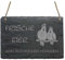 Schiefertafel « FRISCHE EIER - von Glücklichen Hühnern » Schild Dekoschild für Hofladen, Garten & Bauernhof - Huhn Henne Ei