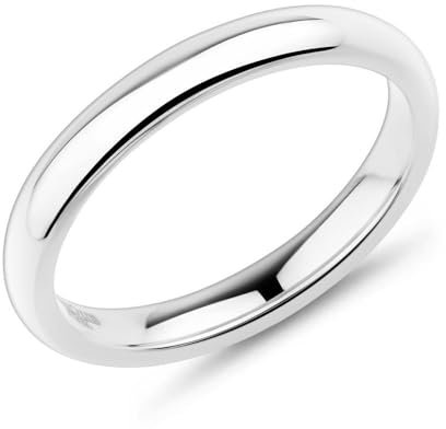 Unique Ring aus Edelstahl konvex 3mm breit R9206
