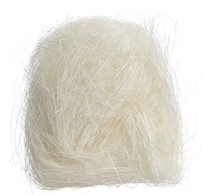 Engelshaar gestanzt 20g Kunststoff Lametta Feenhaar Beutelgröße ca. 15x17,5x5cm weiß