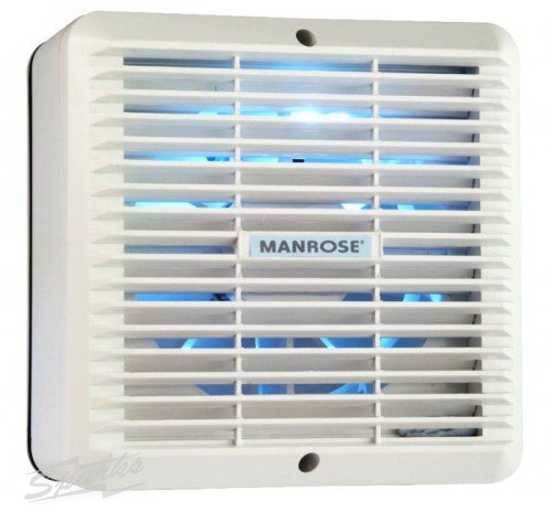 Manrose WF150AP Window Extractor Fan with Pullcord and Automatic Shutter