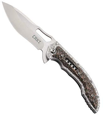 CRKT - Klappmesser - Klingenlänge: 8.59 cm - Ikoma Fossil Small