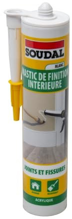 Soudal 00486 Cartouche mastic 300 ml Blanc