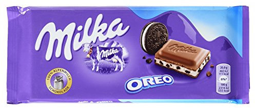 Milka Alpenmilch Schokolade und Oreo, 100 g