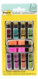 Post-it 684SHVA Message Flags Value-Pak, Sign Here, 240/PK, MI