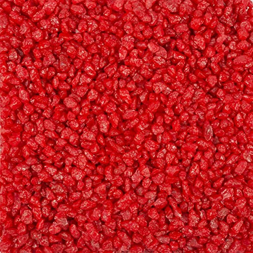 Deko-Granulat, 1000 Gramm – Rot (künstlich)