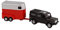 Kids Globe Land Rover Defender With Horse Trailer, Assorted color