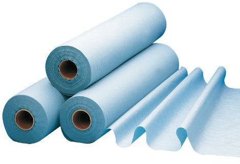 LCH – Draps d’Examen – Plastifiés – Résistants – Absorption Optimale – Pré-Découpés tous les 38 cm – Largeur 50 cm – Livraison par Rouleaux de 6