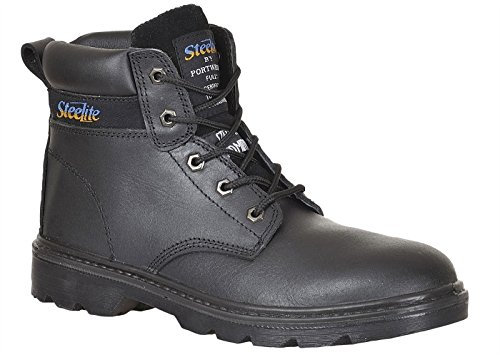 Portwest Steelite Thor Sicherheitsstiefel S3, Größe: 37, Farbe: Schwarz, FW11BKR37