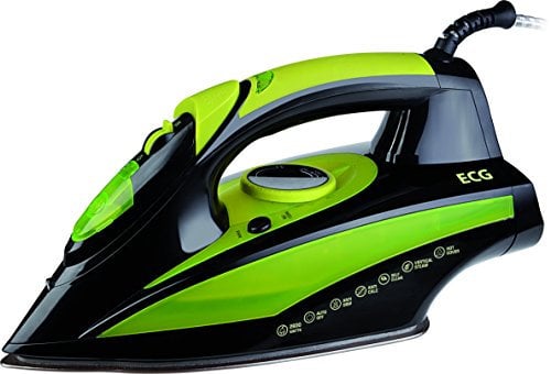 ECG NZ 280 automatische Abschaltung, 2600 W, anodisierte Bügelplatte, einstellbare Dampfleistung, Vertikaldampf, Dampfspitze, Wassertank-Kapazität 330 ml